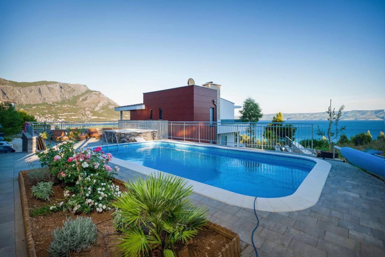 Villa Sara With Sea View And Private Heated Pool Omiš Zewnętrze zdjęcie