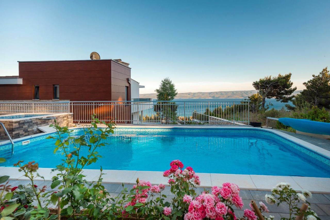 Villa Sara With Sea View And Private Heated Pool Omiš Zewnętrze zdjęcie