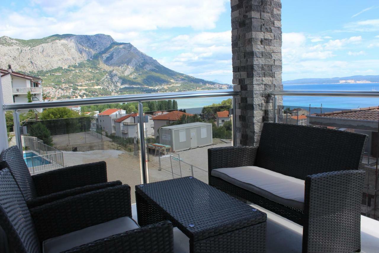 Villa Sara With Sea View And Private Heated Pool Omiš Zewnętrze zdjęcie